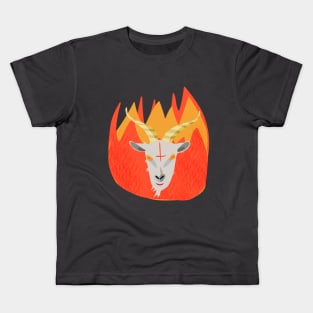 Satan Goat Kids T-Shirt